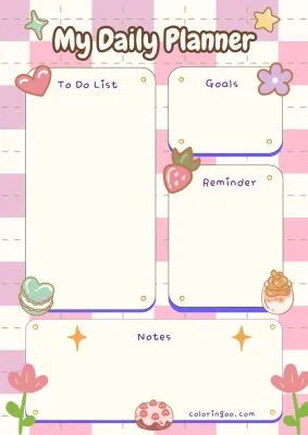 Free Printable Daily Planner 17