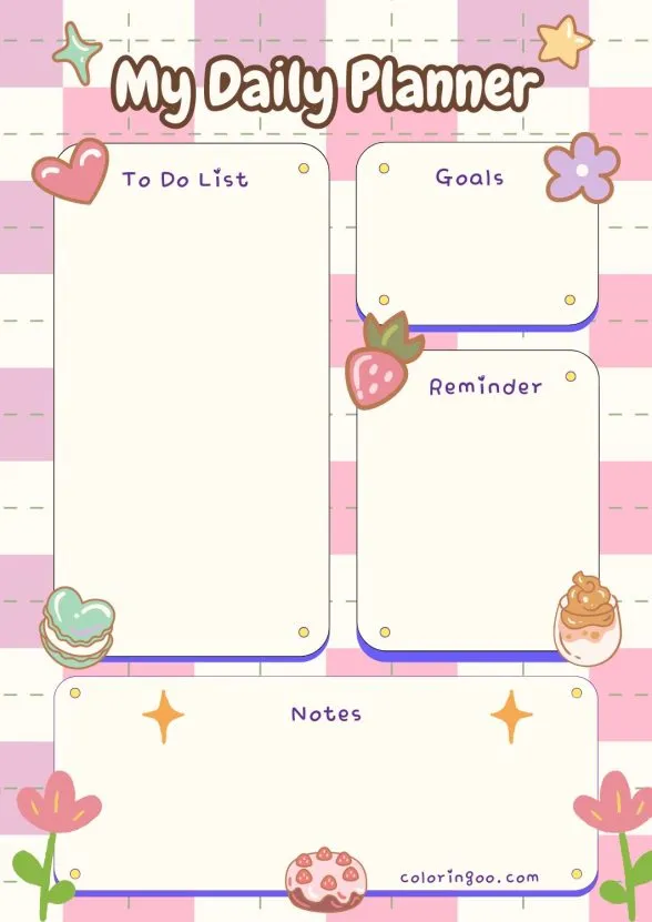 Free Printable Daily Planner 17