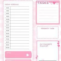 Free Printable Daily Planner 18 1 Free Printable Daily Planner 18