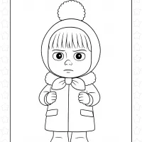 Free Printable Masha Coloring Sheet 6 Free Printable Masha Coloring Sheet