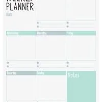 Free Printable Weekly Planner 01 15 Free Printable Weekly Planner 01