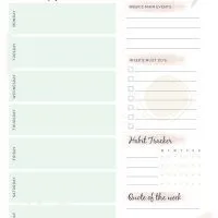 Free Printable Weekly Planner 02 14 Free Printable Weekly Planner 02