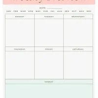Free Printable Weekly Planner 03 13 Free Printable Weekly Planner 03