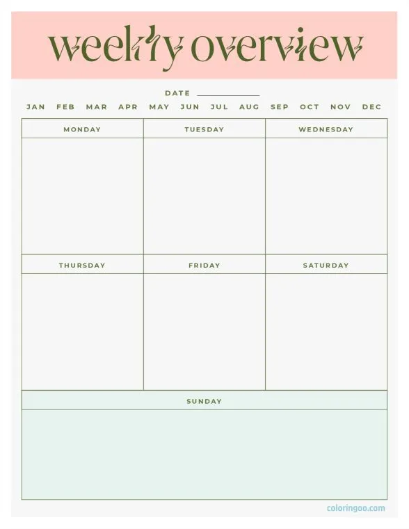 Free Printable Weekly Planner 03 1 Free Printable Weekly Planner 03