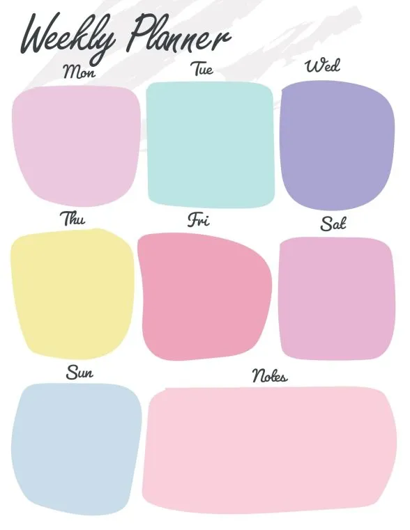 Free Printable Weekly Planner 04 1 Free Printable Weekly Planner 04