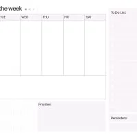 Free Printable Weekly Planner 11 5 Free Printable Weekly Planner 11