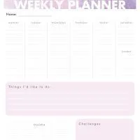 Free Printable Weekly Planner 13 3 Free Printable Weekly Planner 13