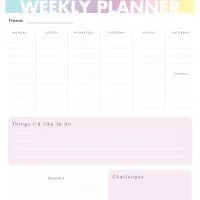 Free Printable Weekly Planner 14 2 Free Printable Weekly Planner 14