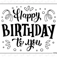 Happy Birthday to You Text