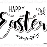Happy Easter Text