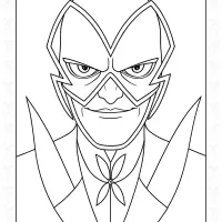 Hawk Moth Coloring Page