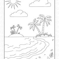 Hello Summer Enjoy Coloring Page 7 Hello Summer Enjoy Coloring Page