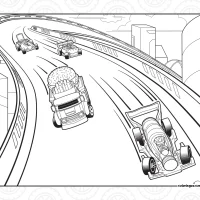 Hot Wheels Lets Race Coloring Activity Page 6 Hot Wheels Lets Race Coloring Activity Page