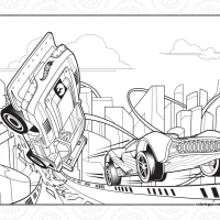 Hot Wheels Lets Race Coloring Page 5 Hot Wheels Lets Race Coloring Page