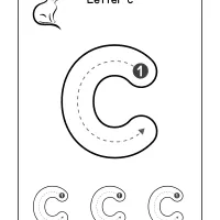 How To Write The Letter C Worksheet