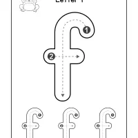How To Write The Letter F Worksheet