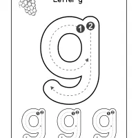How To Write The Letter G Worksheet