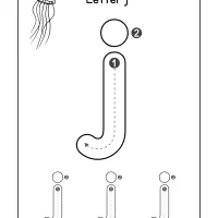 How To Write The Letter J Worksheet