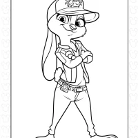 Judy Zootopia 2 Coloring Pages 9 Judy Zootopia 2 Coloring Pages
