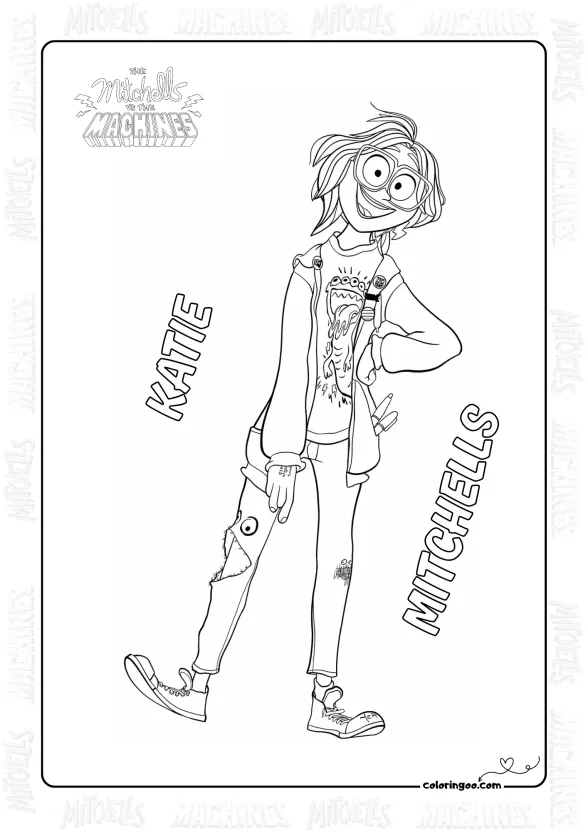 Katie Mitchells Coloring Page