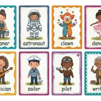 Kids Professions Printable Flashcards 29 Kids Professions Printable Flashcards