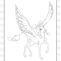 Kyara from Mia and Me Coloring Sheet