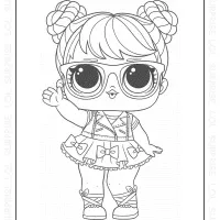 LOL Surprise New Bon Bon Coloring Page