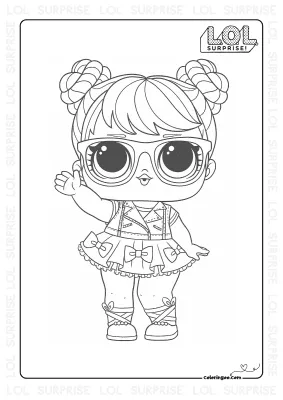 LOL Surprise New Bon Bon Coloring Page
