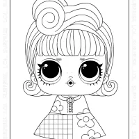 LOL Surprise New Go Go Gurl Coloring Page