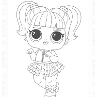 LOL Surprise New Painel Redondo Coloring Page