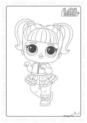 LOL Surprise New Painel Redondo Coloring Page