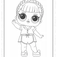 LOL Surprise New Sleeping BB Coloring Page