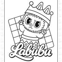 Labubu Checkmate Series Magnet