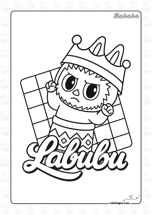Labubu Checkmate Series Magnet