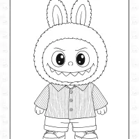 Labubu Coloring Activities