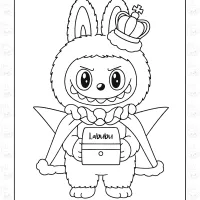 Labubu Pdf Coloring Pages