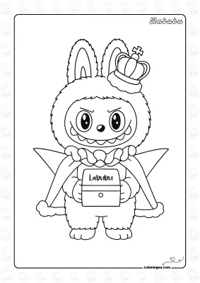 Labubu Pdf Coloring Pages