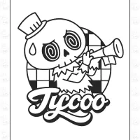 Labubu Tycoco Coloring Page