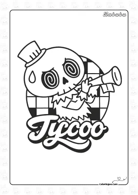 Labubu Tycoco Coloring Page