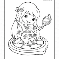Lemon Meringue Coloring Page