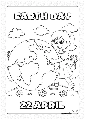 Let’s Love The World Coloring Sheet
