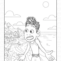Luca Alberto Coloring Sheet