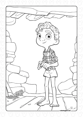 Luca Paguro Pdf Coloring Pages
