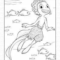 Luca Swimming in the Sea
