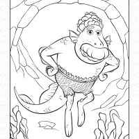 Lucas Father Lorenzo Paguro Coloring Page