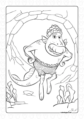 Lucas Father Lorenzo Paguro Coloring Page