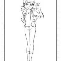 Marinette Coloring Page