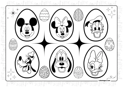 Mickey Mouse Easter Eggs