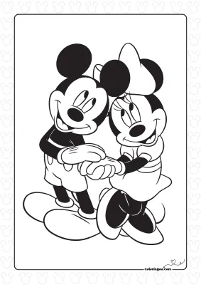 Mickey and Minnie Valentines Day