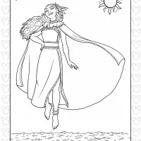 Moana 2 Matangi Coloring Pages